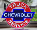 Chevrolet Truck Service Dealership LED Lighted Advertising Sign - Garage Sign