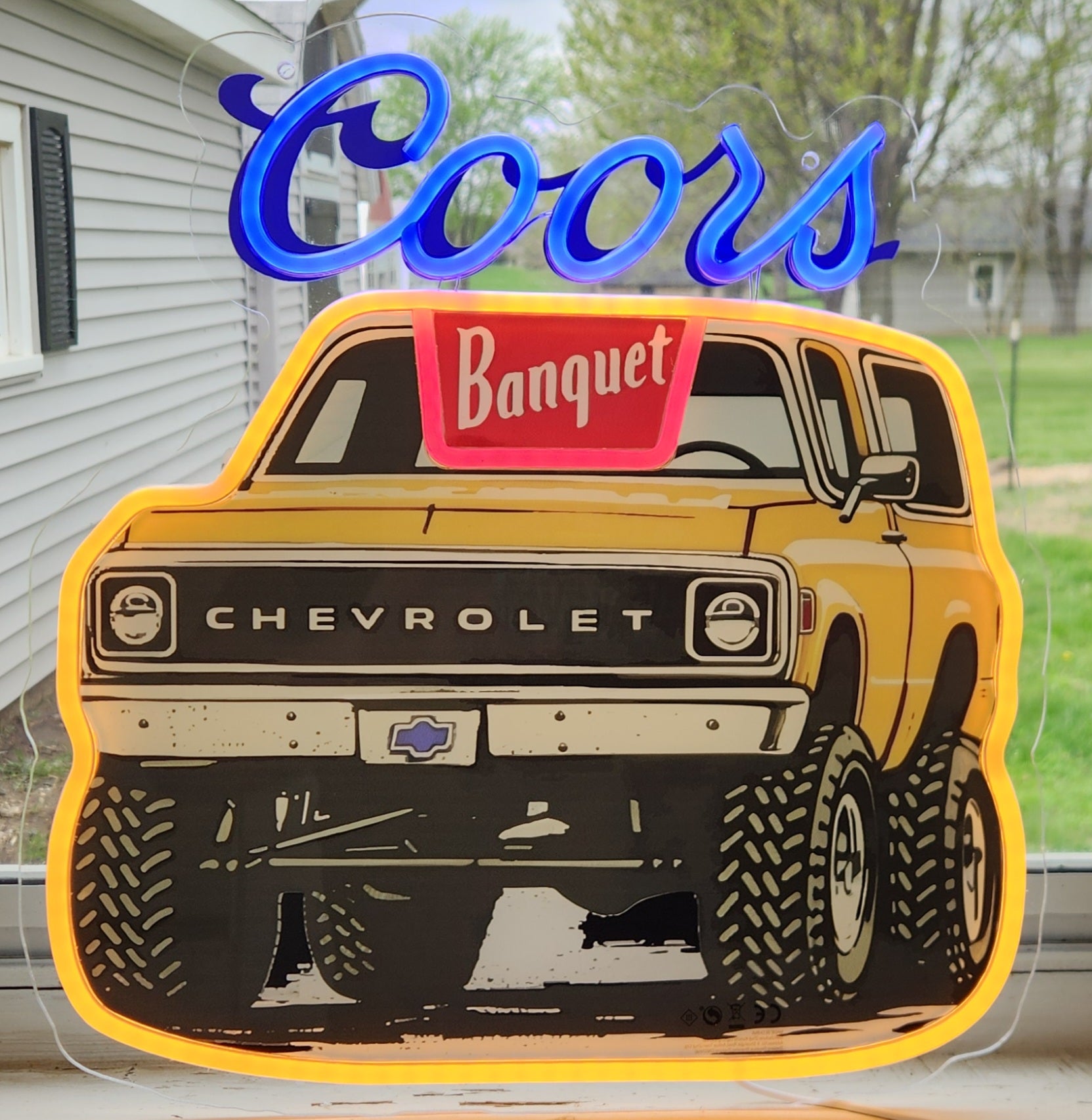 Coors Banquet Chevrolet Blazer K-5 Beer LED Advertising Sign
