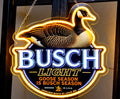 Busch Light Goose Hunting LED Neon Sign – Goose Season Is Busch Season – Waterfowl Hunting & Man Cave Décor