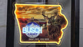Busch Light Iowa Whitetail Deer LED Neon Sign – Iowa State Hunting Cabin & Man Cave Décor