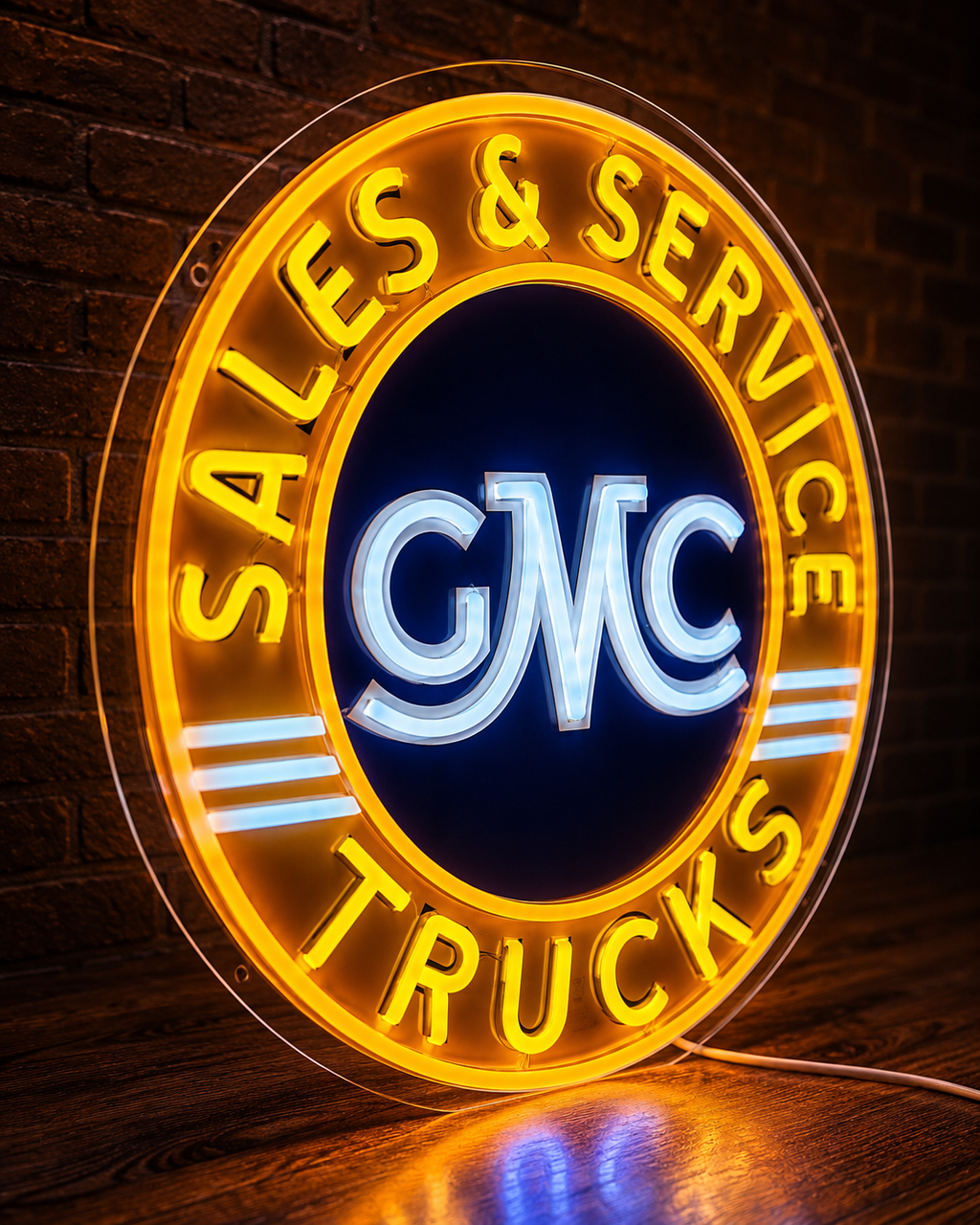 GMC Sales & Service LED Lighted Advertising Sign