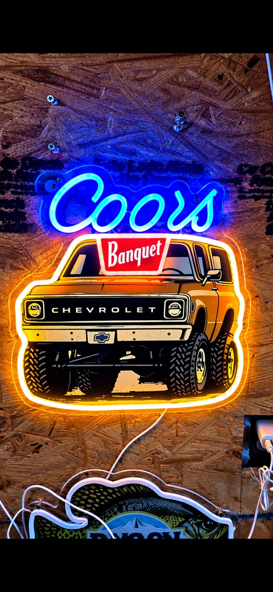 Coors Banquet Chevrolet Blazer K-5 Beer LED Advertising Sign