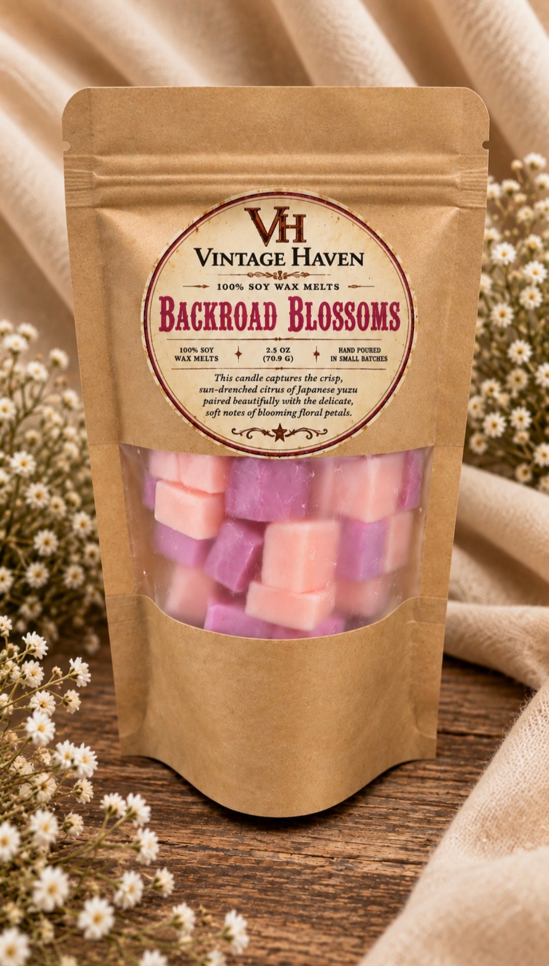 Vintage Haven Handmade Soy Wax Melts | Rustic Farmhouse Scent Collection