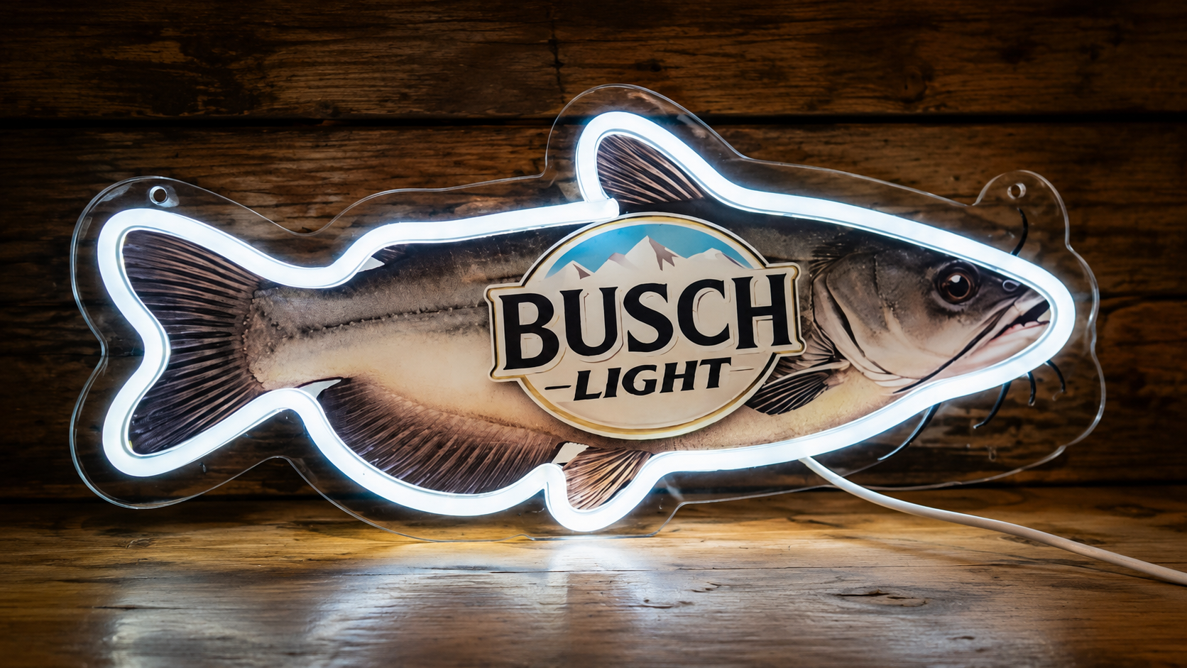 Busch Light Catfish LED Lighted Advertising Sign
