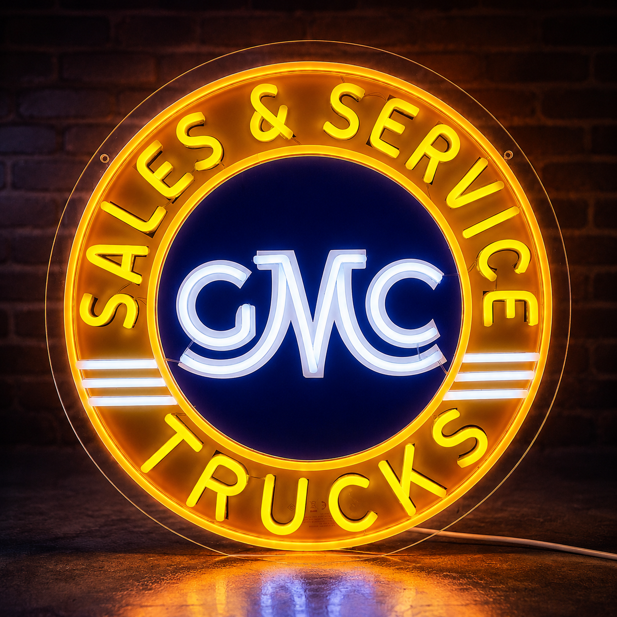 GMC Sales & Service LED Lighted Advertising Sign