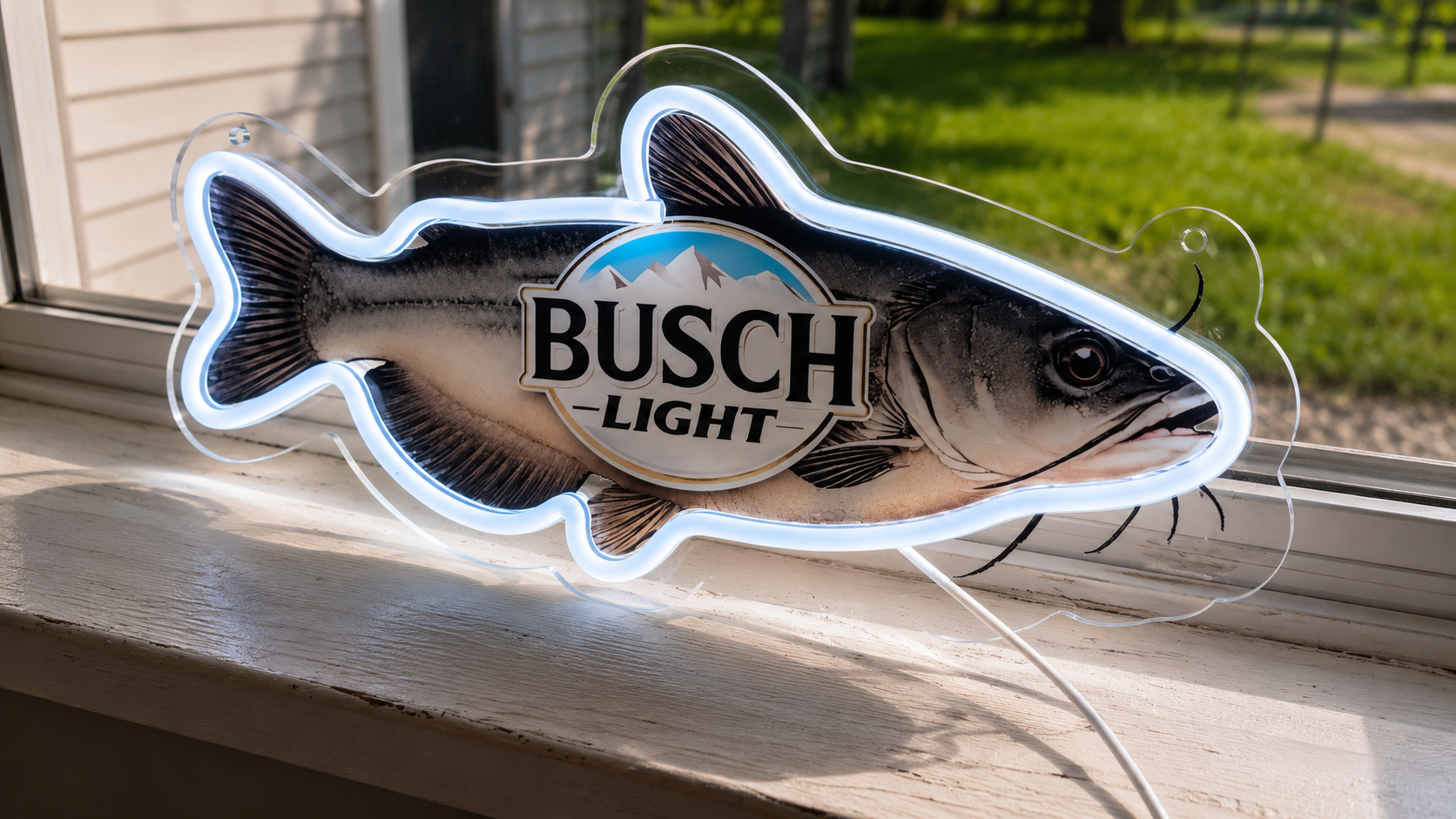 Busch Light Catfish LED Lighted Advertising Sign